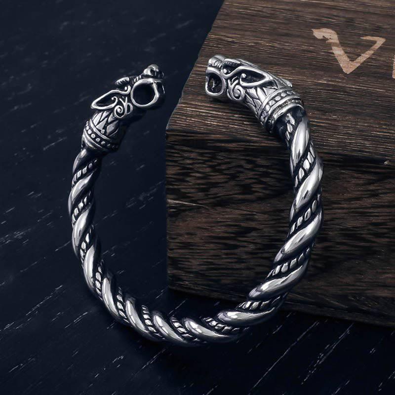 Viking Bracelet - Fenrir Wolf - Valhalla Vikings