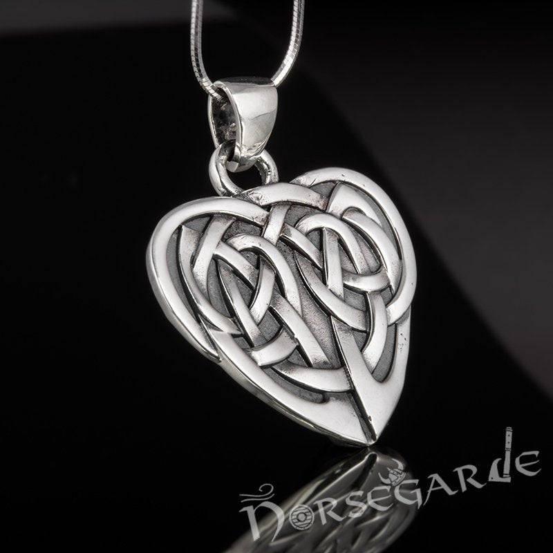 Celtic Knot Heart Pendant Necklace, Celtic Jewelry, Celtic Heart Pendant,  Irish Knot Necklace, Love Knot Charm, Necklace for Women - Etsy