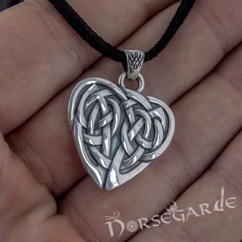 Celtic Knot Necklace Stainless Steel Heart Infinity Pendant - Temu