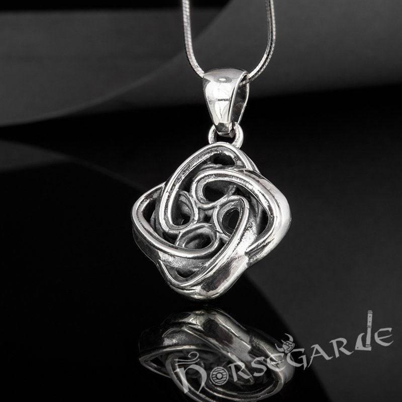 Handcrafted Celtic Knot Pendant - Sterling Silver - Norsegarde