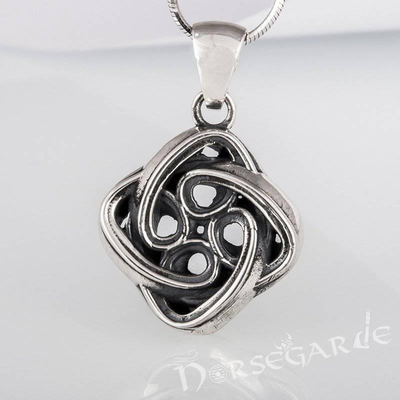 Handcrafted Celtic Knot Pendant - Sterling Silver - Norsegarde