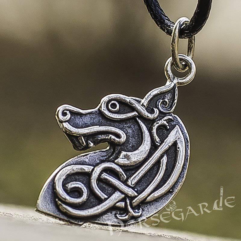 Handcrafted Celtic Wolf - Sterling Silver - Norsegarde