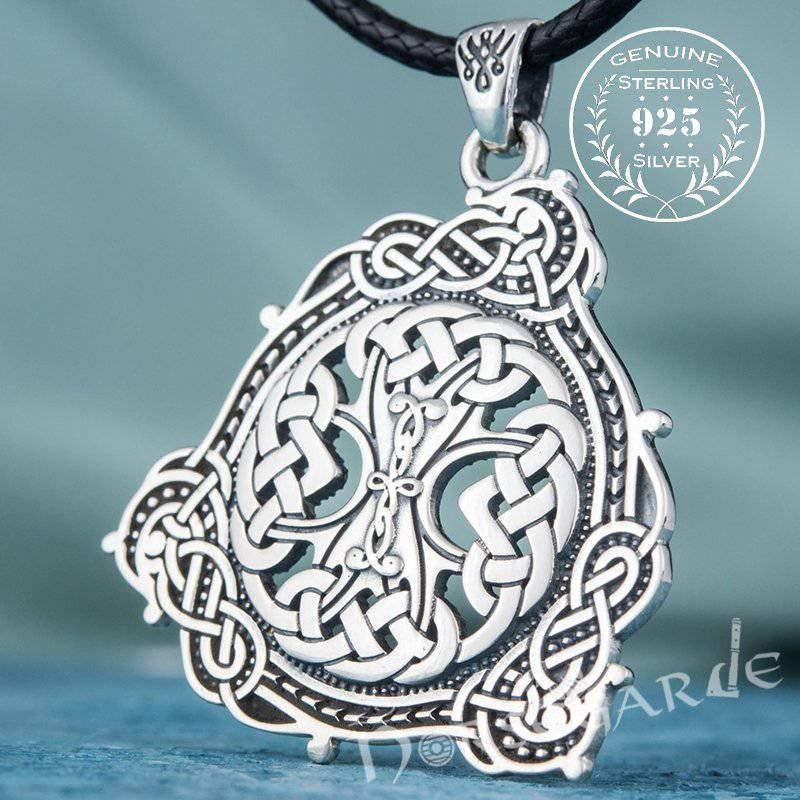 Handcrafted Celtic Yggdrasil Pendant - Sterling Silver - Norsegarde