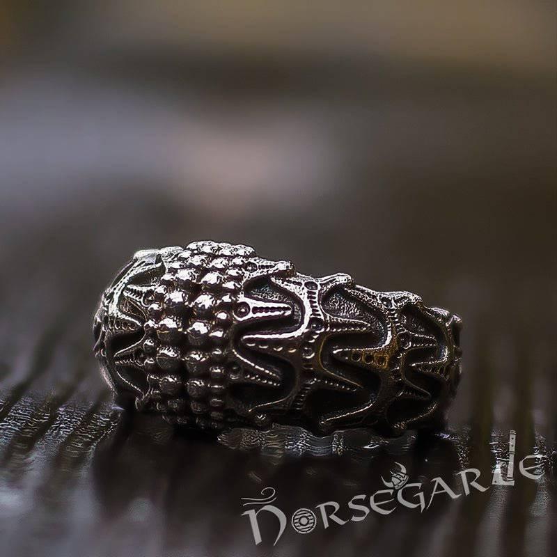 Handcrafted Draupnir Legend Ring - Sterling Silver - Norsegarde