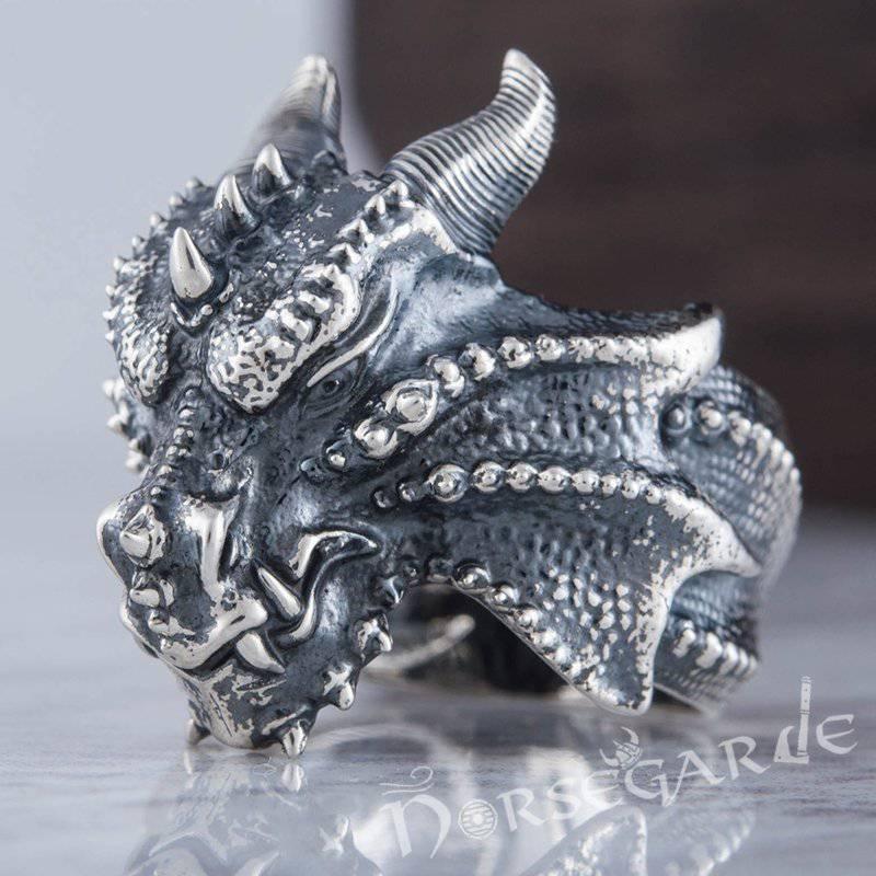 Snake Dragon Head Ring Jewelry 3d printable model 3D model 3D printable |  CGTrader