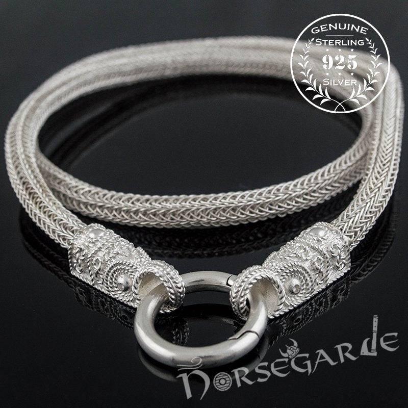 Handcrafted Heavy Weave Chain - Sterling Silver - Norsegarde