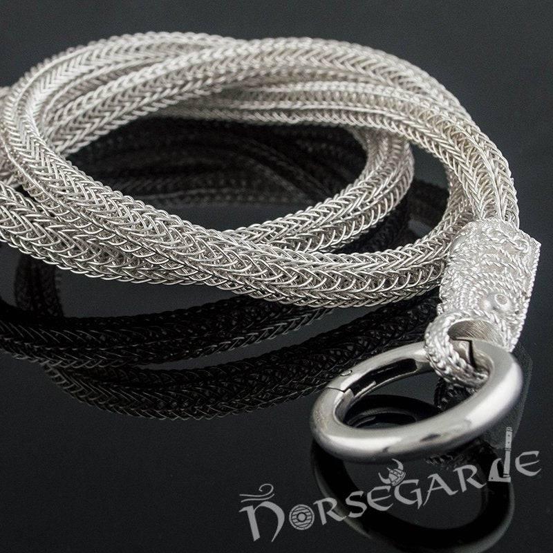 Handcrafted Heavy Weave Chain - Sterling Silver - Norsegarde