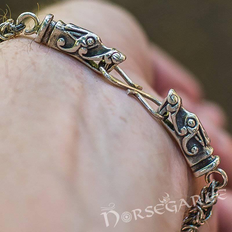 Handcrafted King's Chain Bracelet - Sterling Silver - Norsegarde