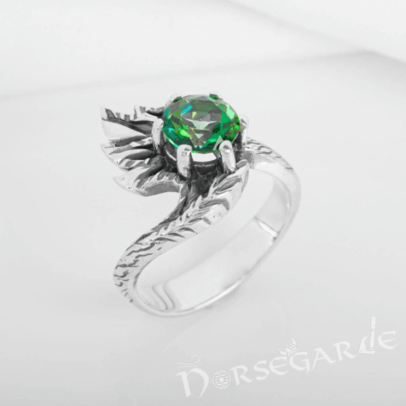 Handcrafted Nature's Treasure Ring - Sterling Silver - Norsegarde