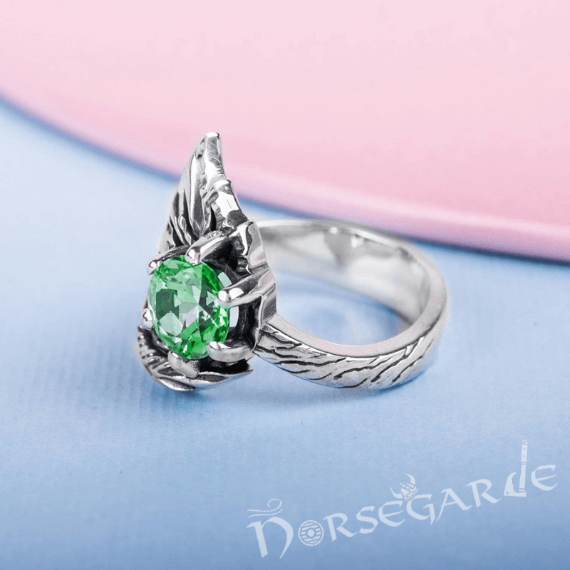 Handcrafted Nature's Treasure Ring - Sterling Silver - Norsegarde
