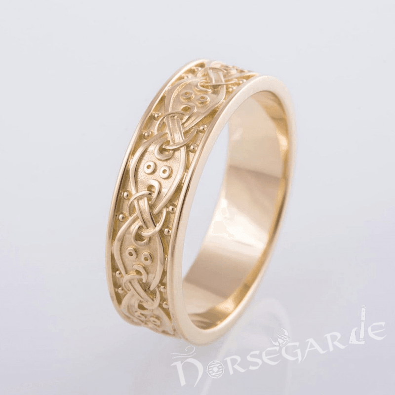 Handcrafted Norse Ornamental Band - Gold - Norsegarde
