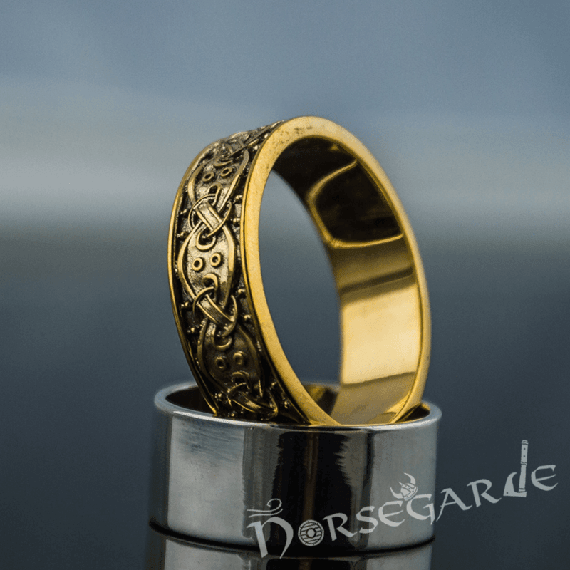 Handcrafted Norse Ornamental Band - Gold - Norsegarde