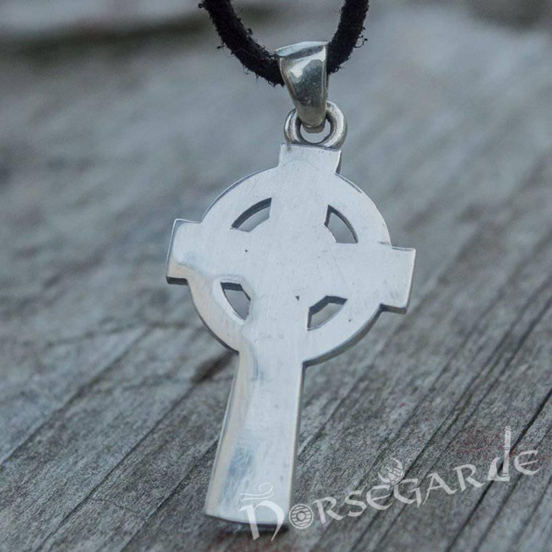 Celtic Cross Necklace - Pendant Necklace With Irish Knot
