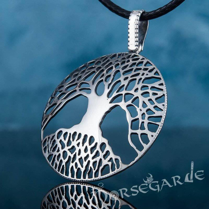 Handcrafted Yggdrasil Light Pendant - Sterling Silver - Norsegarde