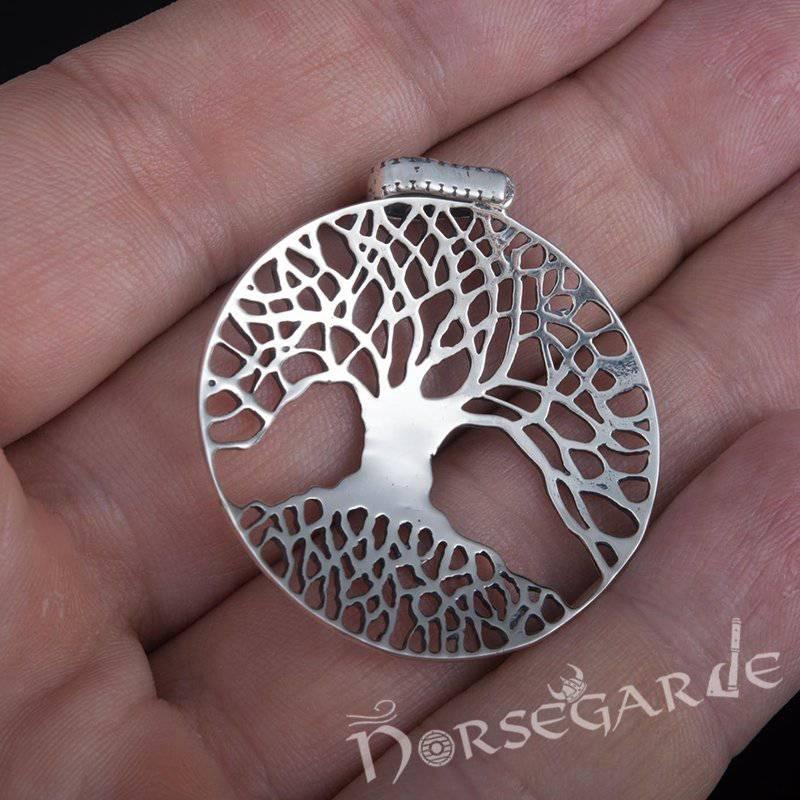 Handcrafted Yggdrasil Light Pendant - Sterling Silver - Norsegarde