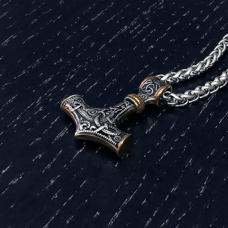 Ornamental Thor's Hoard Mjölnir - Stainless Steel - Norsegarde