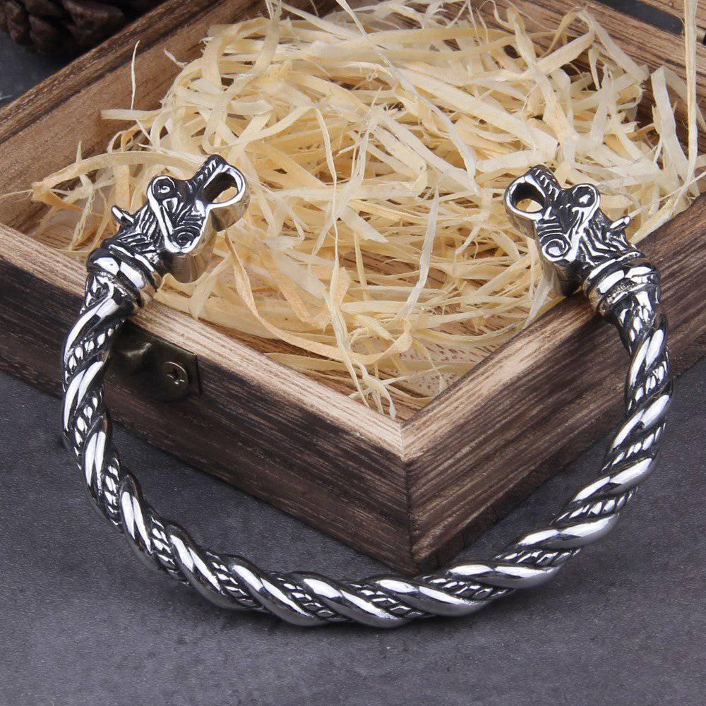 Buy Ancient Treasures Viking Wolf Bracelet at Amazon.in