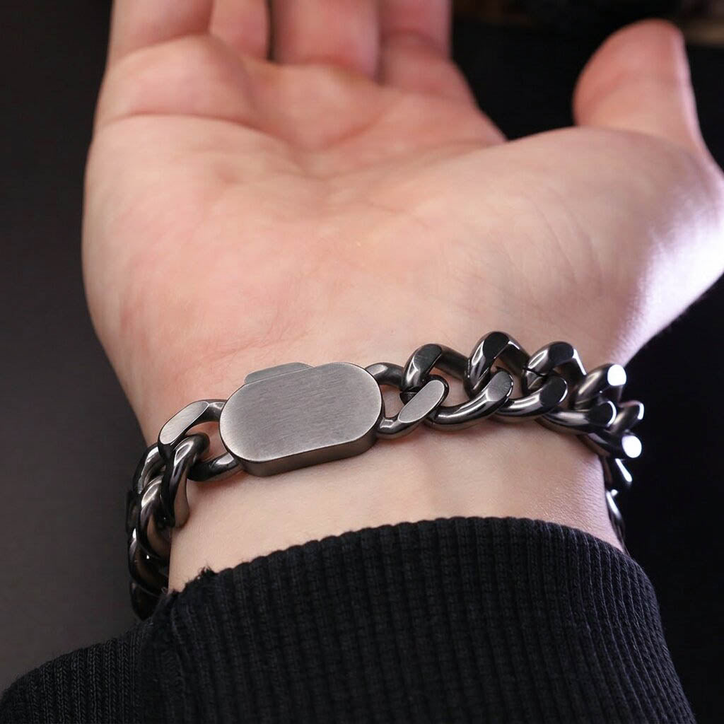 Ravens of Valhalla Heavy Chain Bracelet - Stainless Steel