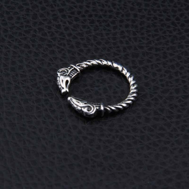 Thor's Goats Ring - Sterling Silver - Norsegarde