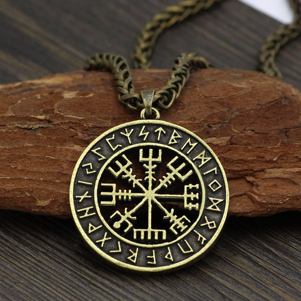 Vegvisir Compass Runic Amulet - Norsegarde