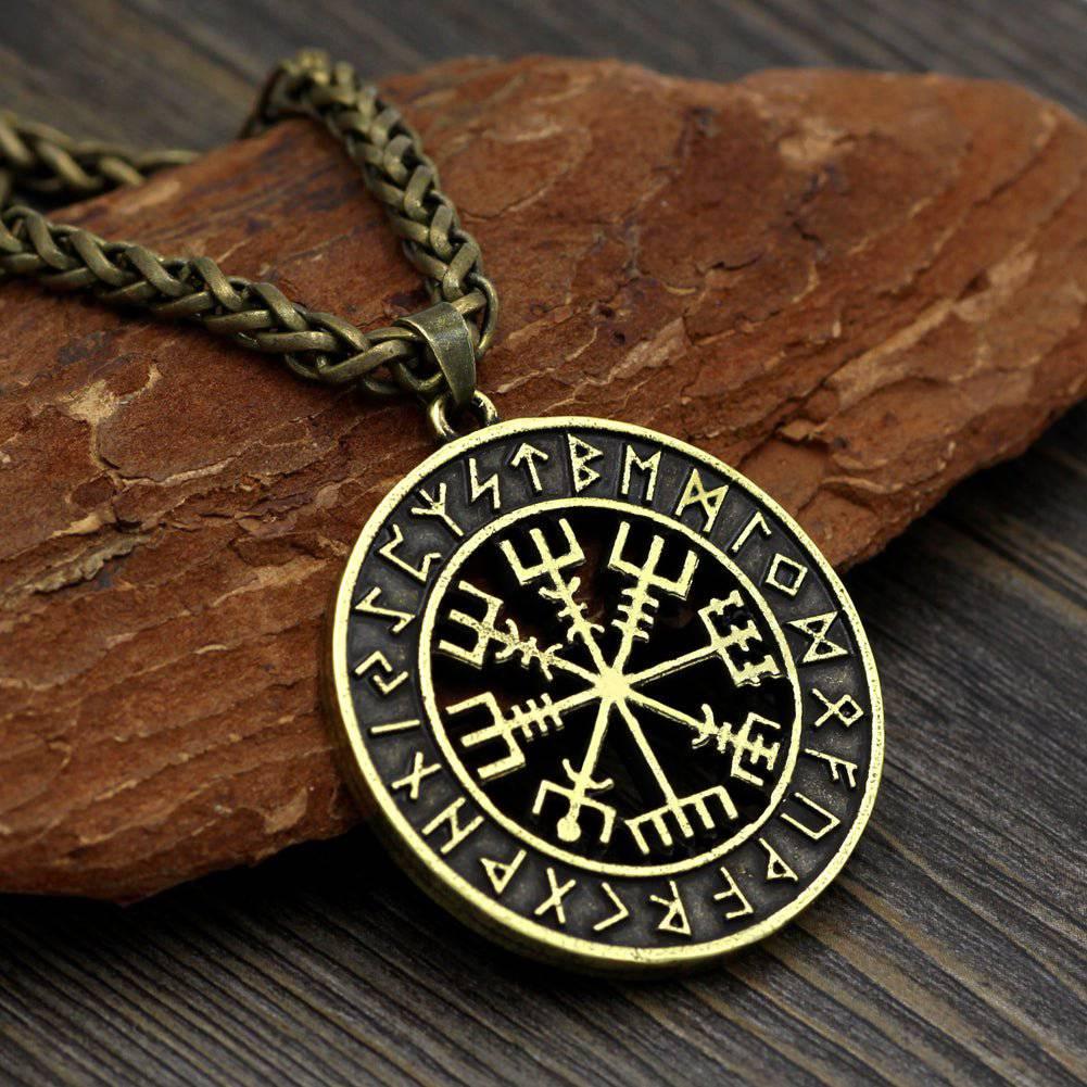 Vegvisir Compass Runic Amulet - Norsegarde